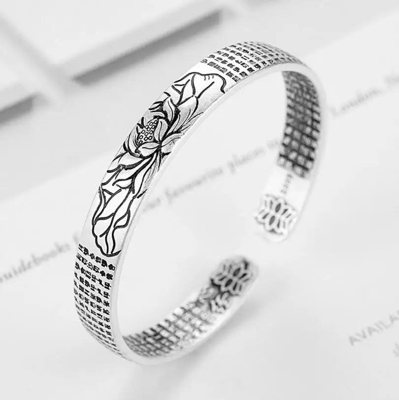 Bracelet Fleur de Lotus Bouddhiste Femme