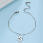 Fine Lotus Flower Bracelet 