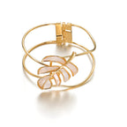 White Palm Leaf Bracelet