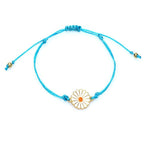 Blue Sun Flower Bracelet