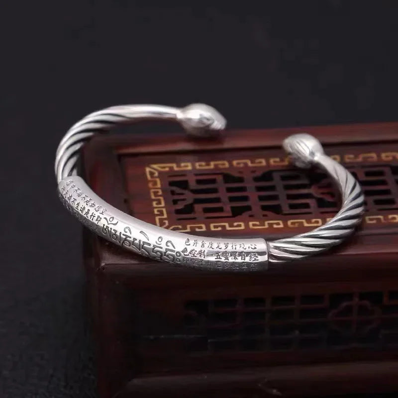 Buddhist Lotus Flower ID Bracelet