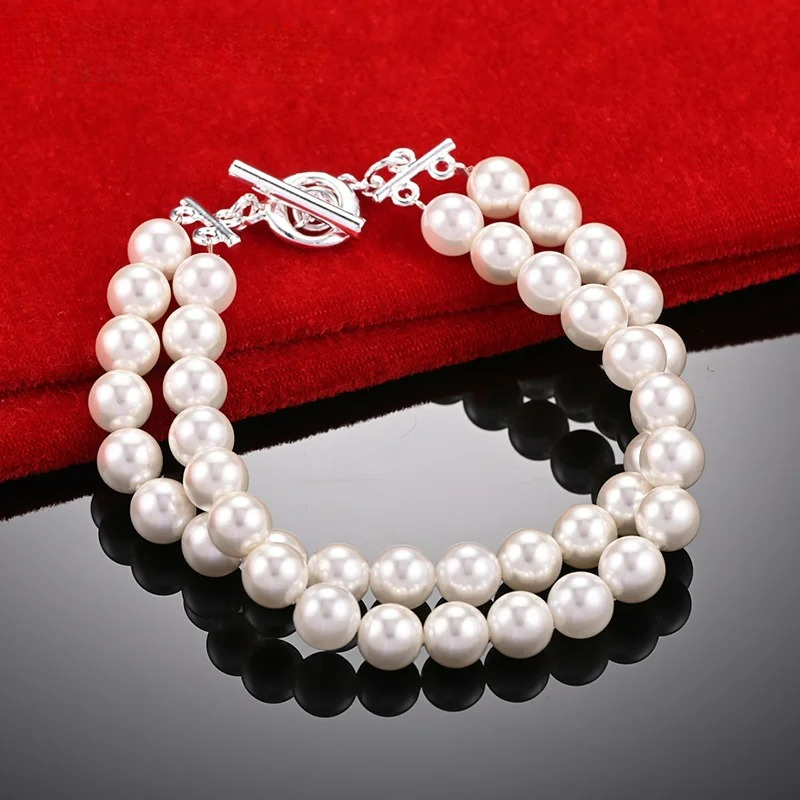 Retro Style ID Bracelet with Beads