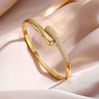 Bracelet Goutte d'Eau en Zircon pour Femme or