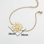 Life Flower Mandala Bracelet Dawapara Women's Chain