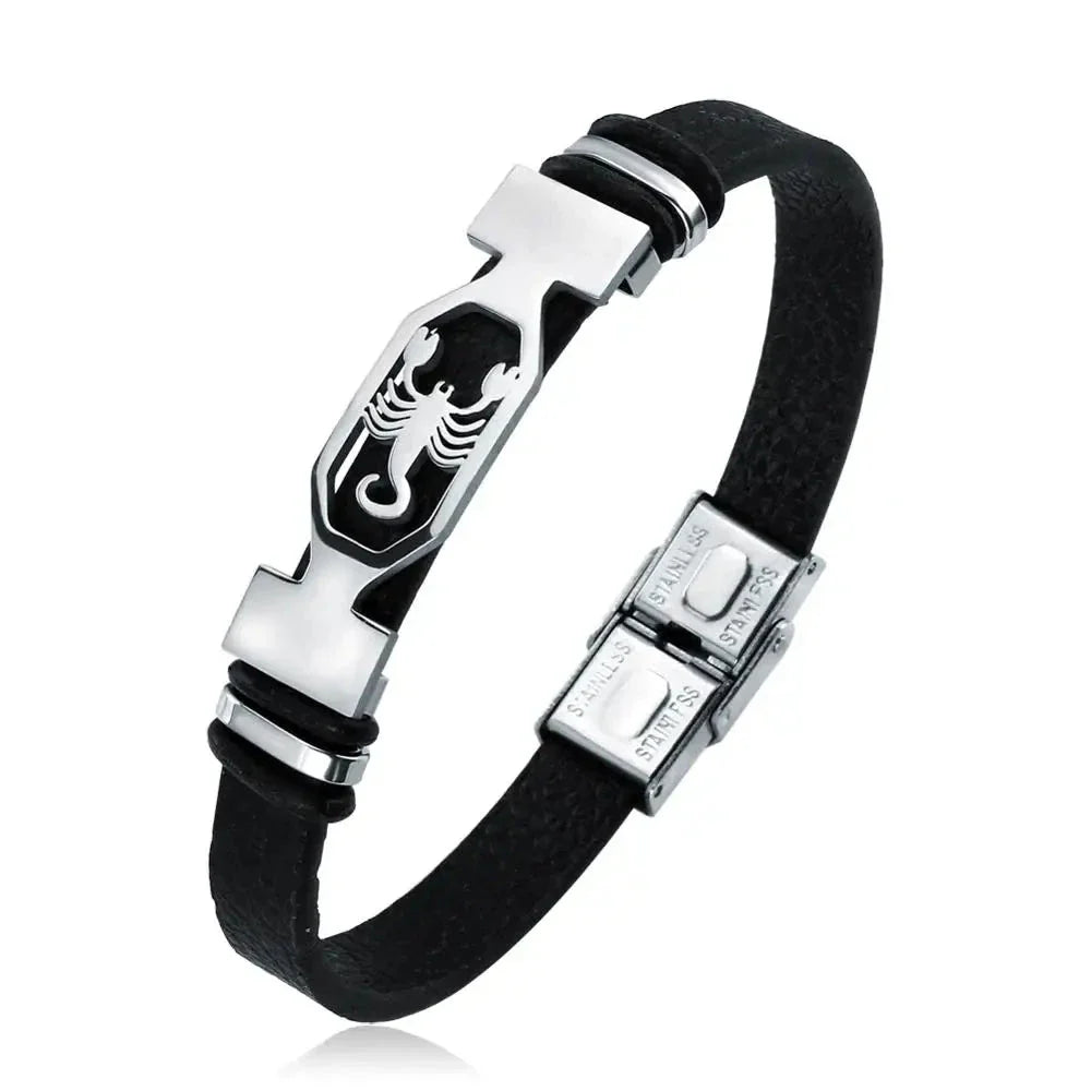 Men's Zodiac Sign Scorpio Bracelet
