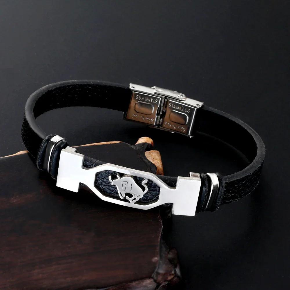 Men's Zodiac Sign Taurus Bracelet