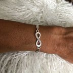 Bracelet Infini Femme Zircons