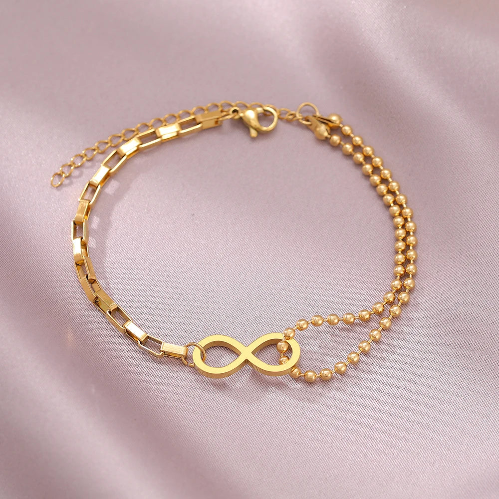 Infinity Bracelet Gold Or Silver gold