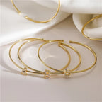 Bracelet initiale minimaliste a