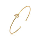 Bracelet initiale minimaliste b