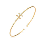 Bracelet initiale minimaliste h