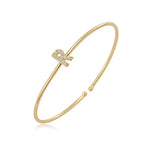 Bracelet initiale minimaliste r