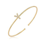 Bracelet initiale minimaliste y