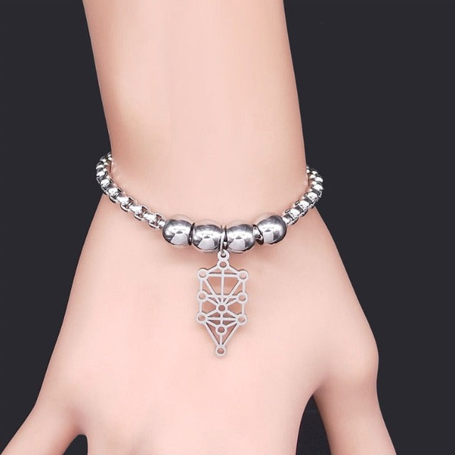 Kaballe Bracelet Tree of Life Sephiroth Diagram Chain