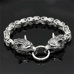 Bracelet loup géant viking Fenrir