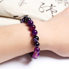 Amethyst Mala Bracelet for women