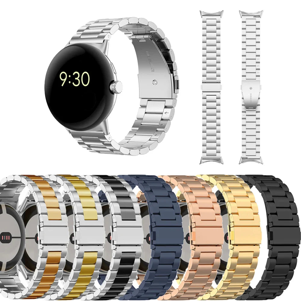 Tempered Steel Watch Strap Smartwatch Google Pixel Watch 1 & 2