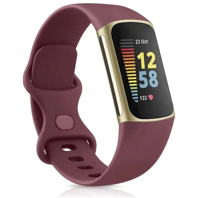 Fitbit Charge 5 Watch Strap Bordeaux