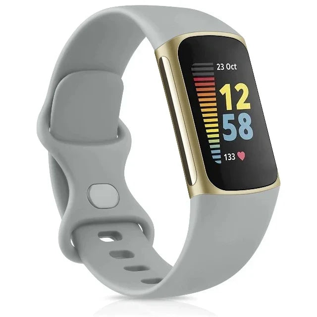 Fitbit Charge 5 Watch Strap Light Gray
