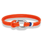Bracelet nautique en corde tressée avec nœud pour homme ou femme