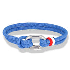Bracelet nautique en corde tressée avec nœud pour homme ou femme