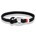 Bracelet nautique en corde tressée avec nœud pour homme ou femme