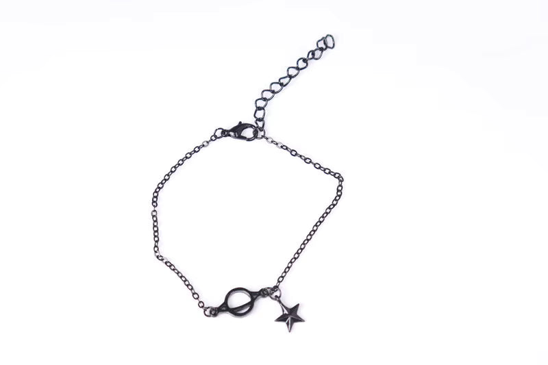 Black Bracelet with Star