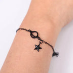 Black Bracelet with Star