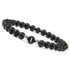 Bracelet noir initiale i