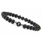 Bracelet noir initiale y