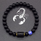 Black Zodiac Sign Bracelet Astro Black 12 Constellations