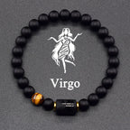 Black Bracelet Zodiac Sign Astro Black 12 Constellations Virgo