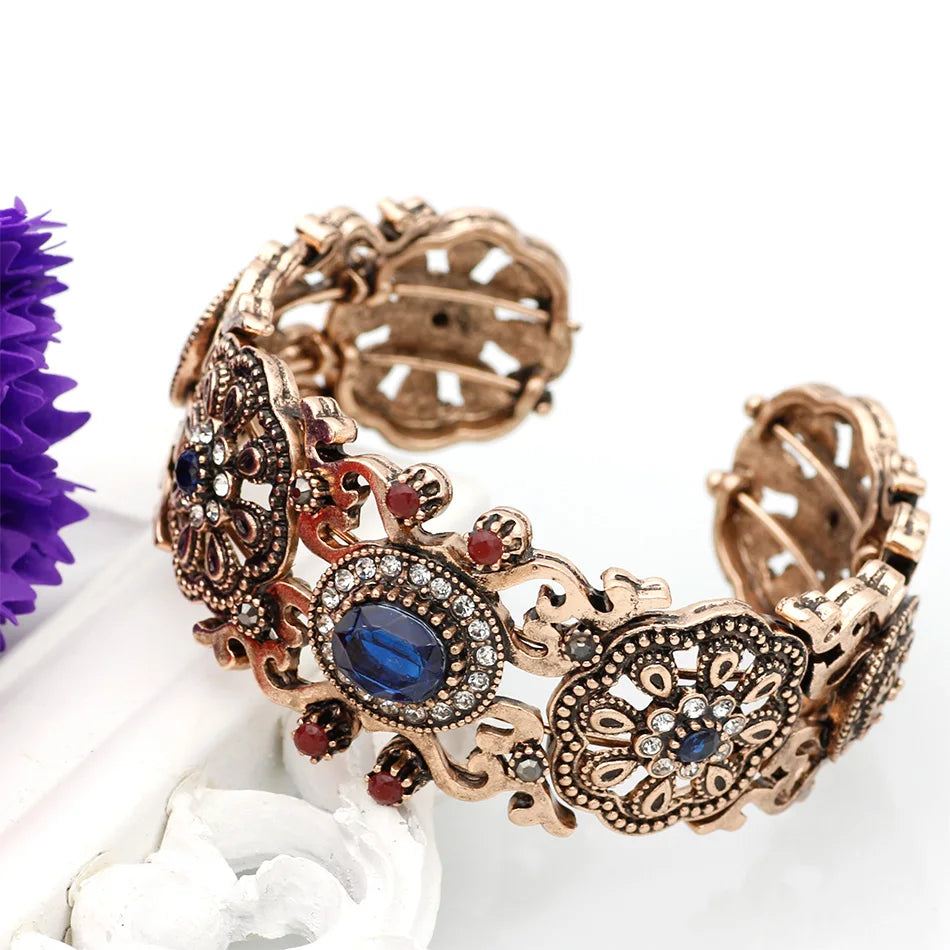 Bracelet pour femme arabe musulman mariage bleu