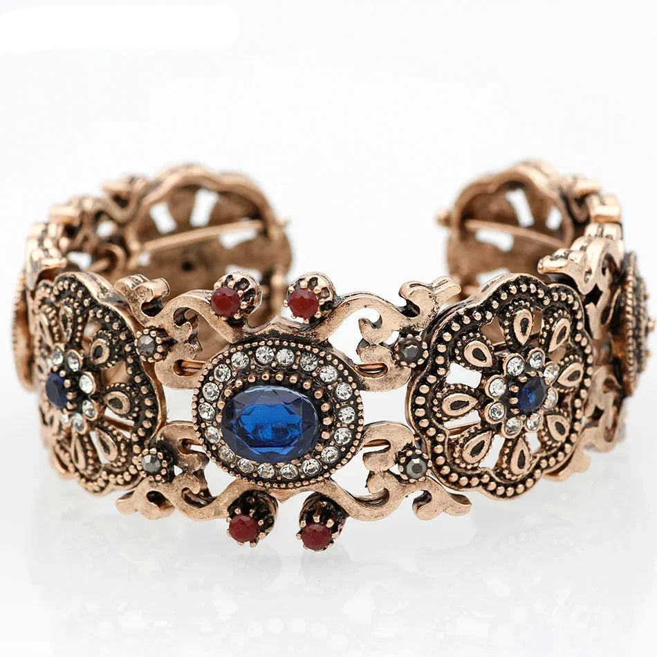 Bracelet pour femme arabe musulman mariage bleu