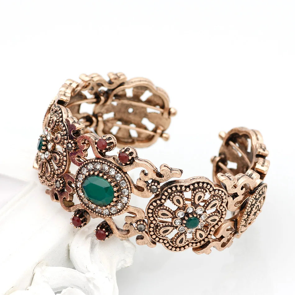 Bracelet pour femme arabe musulman mariage vert