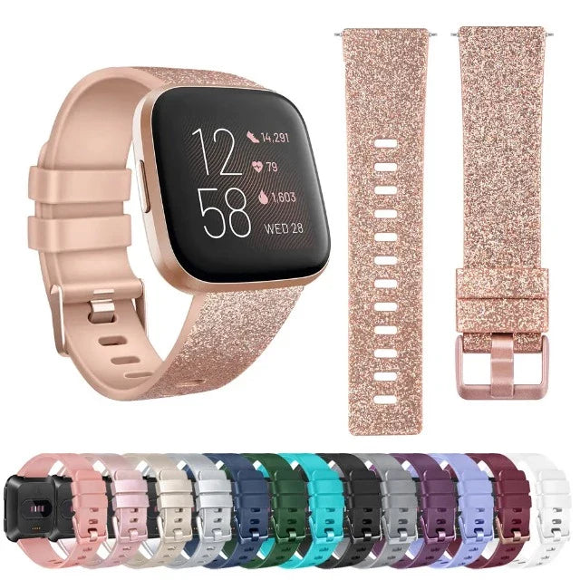 Glitter Bracelet for Fitbit Versa 1 Versa 2 Watch
