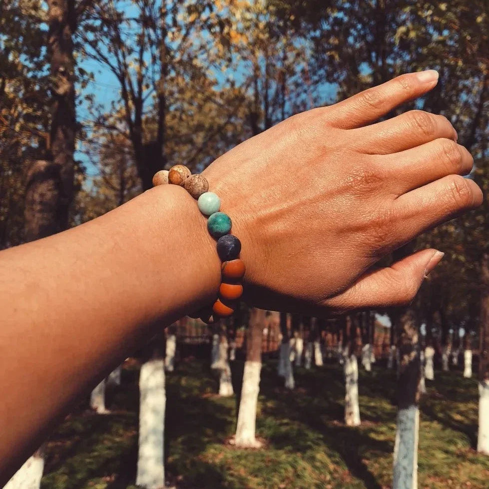 Solar System Planets Beads Bracelet 7 Chakras