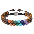 7 Chakras Stone Bracelet Tiger's Eye