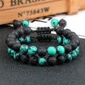 Healing Lava Stone Bracelet Men's and Women's Chain