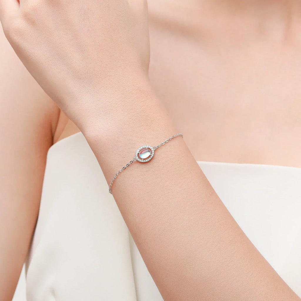"Moonstone" moonstone bracelet 