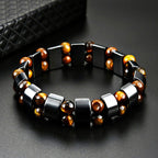 Men's Tiger Eye Stone Chain Bracelet