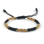 Tibetan Buddhist ID Bracelet with Cord