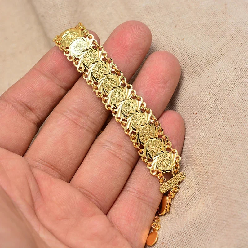 Bracelet pour femme arabe musulman islam or simple