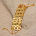 Bracelet pour femme arabe musulman islam or triple