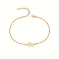 Personalized Bracelet for Women with Gold Initial s