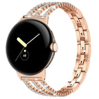 Bracelet pour femme Google Pixel Watch 1, 2, 3, 4 41mm 45mm or rose