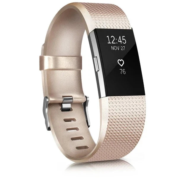 Bracelet for Fitbit Charge 2 white gold