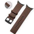 Bracelet pour Google Pixel Watch en cuir marron 1, 2, 3, 41mm 45mm