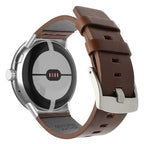 Bracelet pour Google Pixel Watch en cuir marron 1, 2, 3, 41mm 45mm