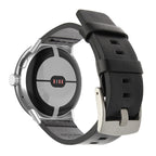 Bracelet pour Google Pixel Watch en cuir marron 1, 2, 3, 41mm 45mm noir